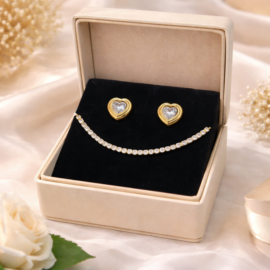 Crystal Heart Radiance Set