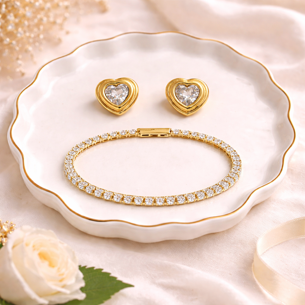 Crystal Heart Radiance Set