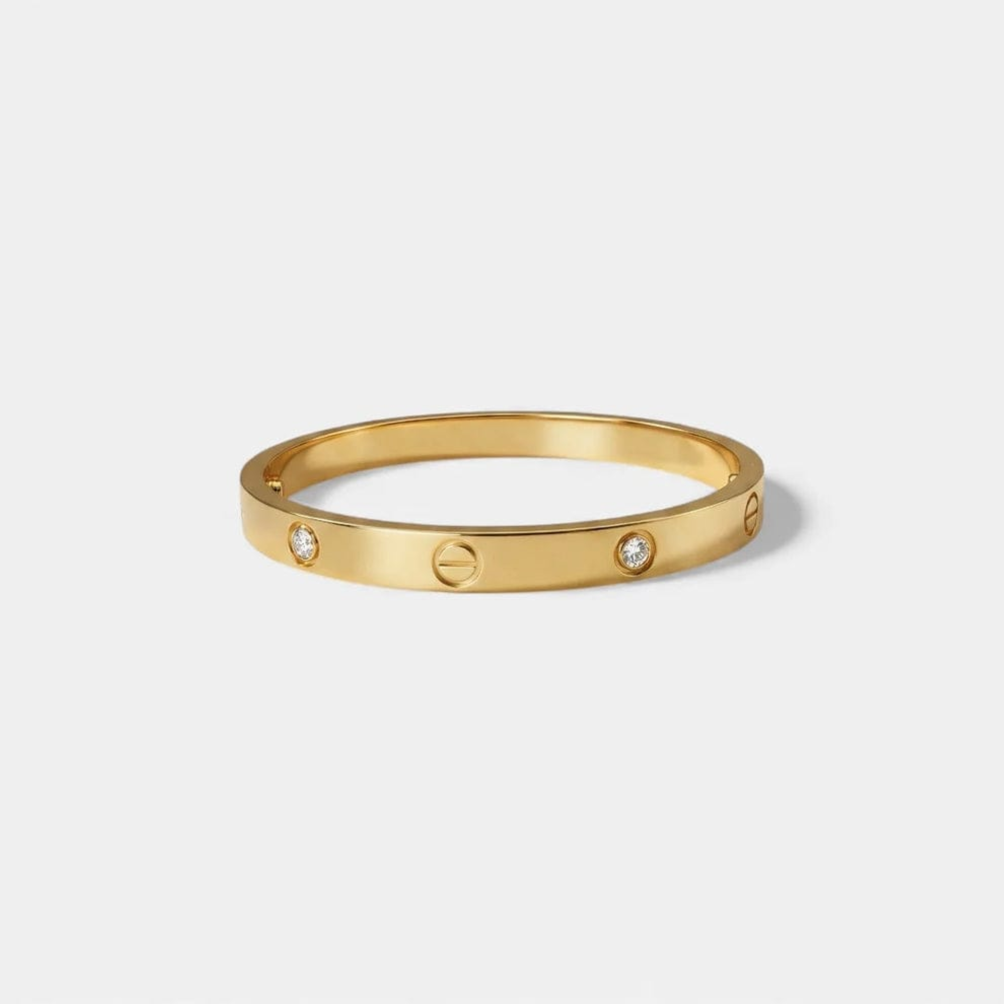 Crystal Love Bangle Bracelet