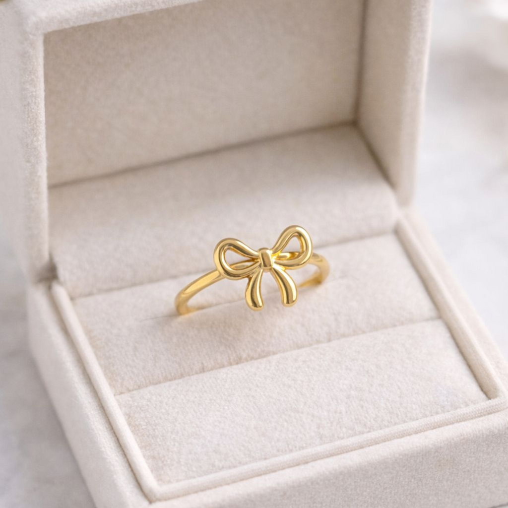 Golden Bow Signature Ring