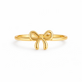 Golden Bow Signature Ring