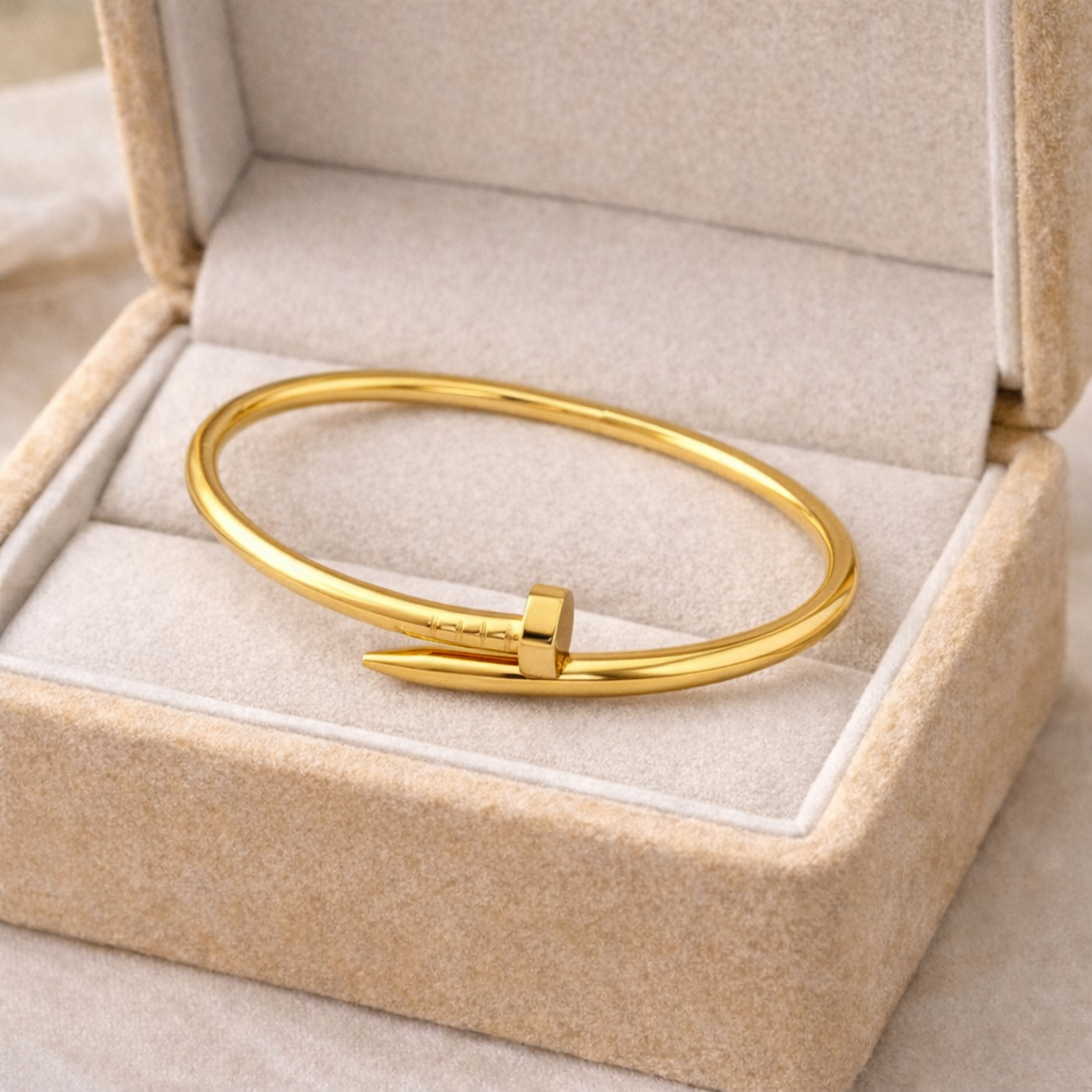 Nail Bangle Bracelet