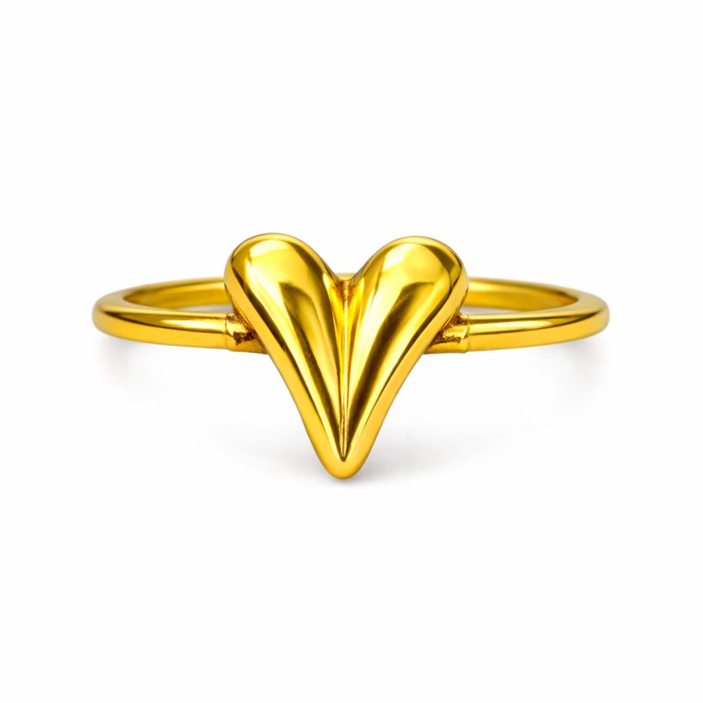 Sleek Heart Ring