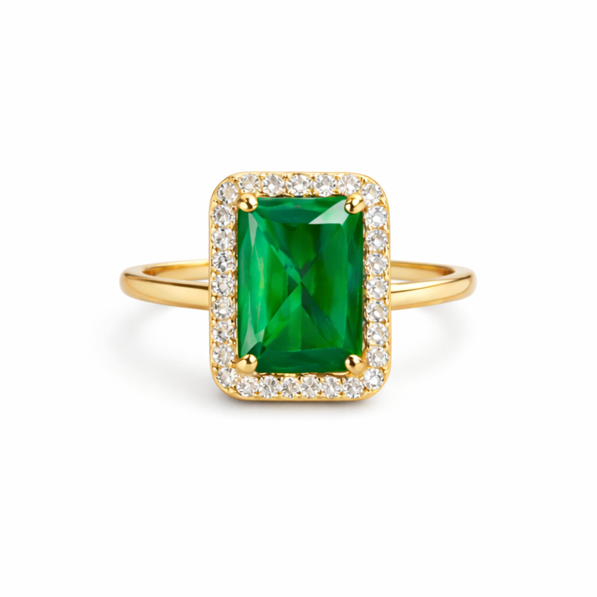 The Signature Emerald Crest Ring