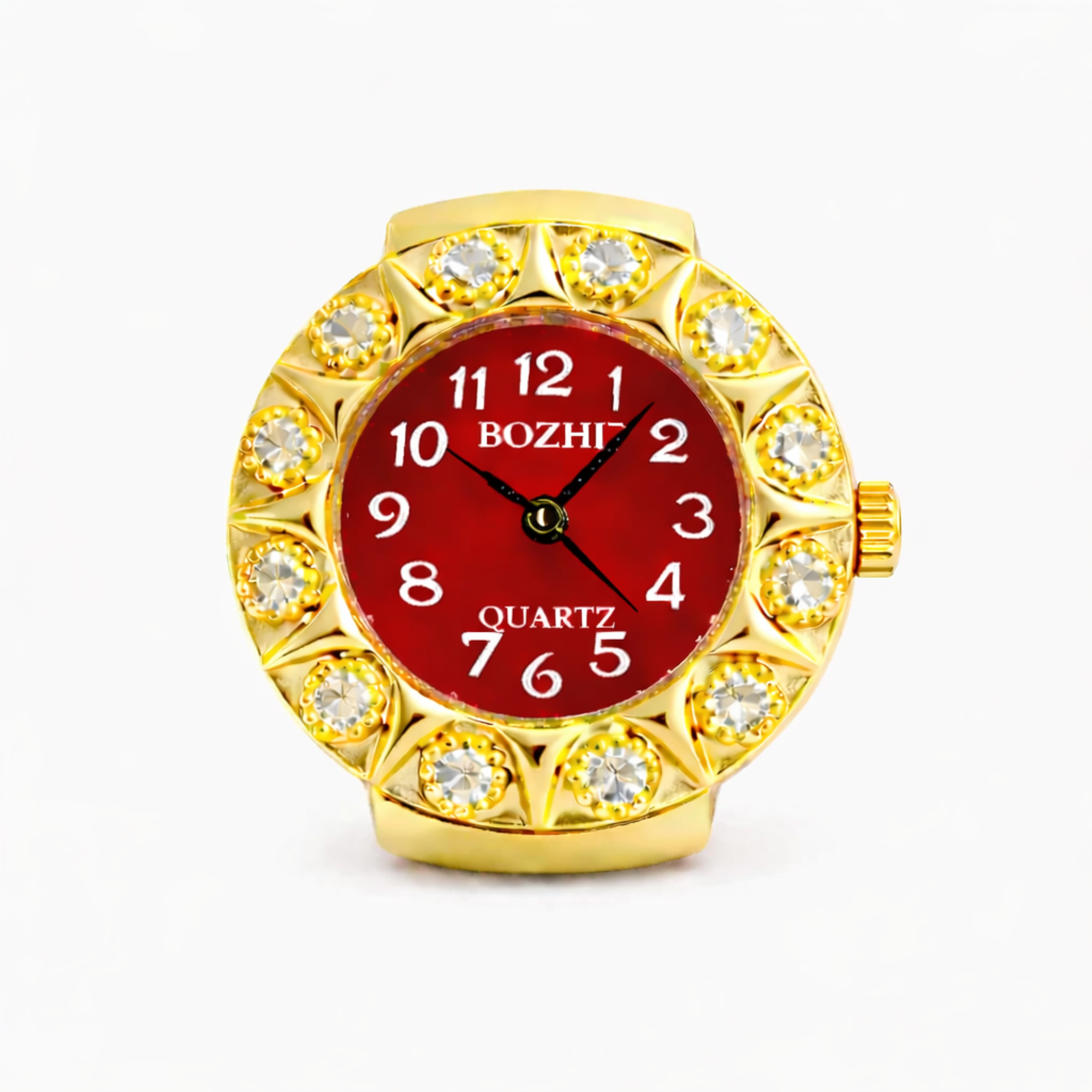 Watch Ring Heirloom Halo Crimson