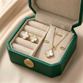 White Clover Luxe Duo Set – 18K Gold Plated