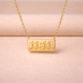 11:11 Spiritual Gold Chain Pendant Necklace