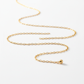 Long Gold Chain Necklace