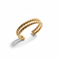 Twisted Gold Cuff Bracelet